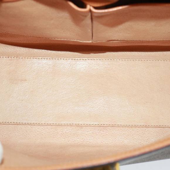 CELINE Macadam Canvas Hand Bag PVC Brown Auth 79102 - Picture 11 of 16